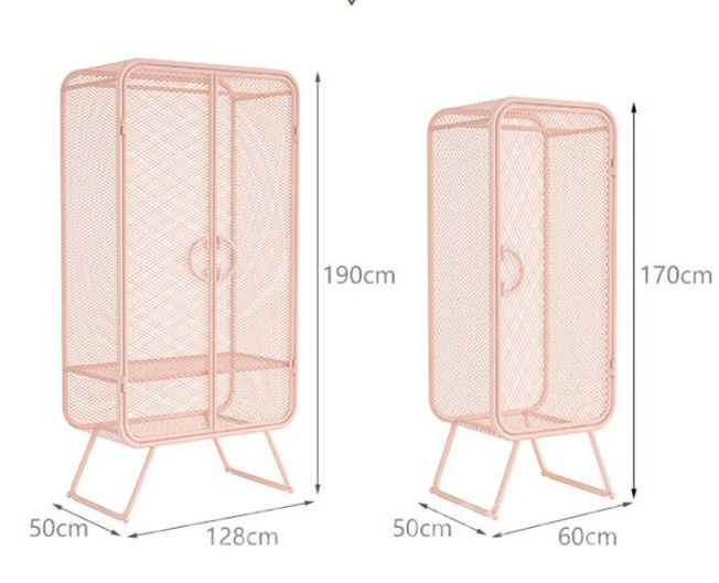 鐵藝系列 單門雙門衣櫃*60cm(2呎)/128cm(4呎3)(IS4811)