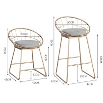 鐵藝系列 高腳bar枱 bar chair (IS4807)