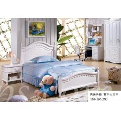 英倫典雅 實木公主床*4呎(不包床褥)(IS4827)