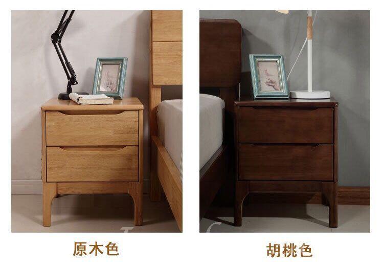 日式實木橡木 床頭櫃 *42cm (IS6084)