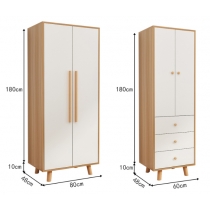 時尚系列 2門衣櫃 60cm/80cm (IS6088)