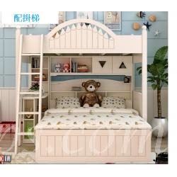 兒童皇國 組合床丁字床 3呎3/4呎/4呎半/5呎/6呎 (不包床褥)(IS6133)