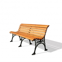 戶外家具 學校傢俱防腐實木長椅 鐵藝公園長椅122cm/150cm/180cm (IS1178)
