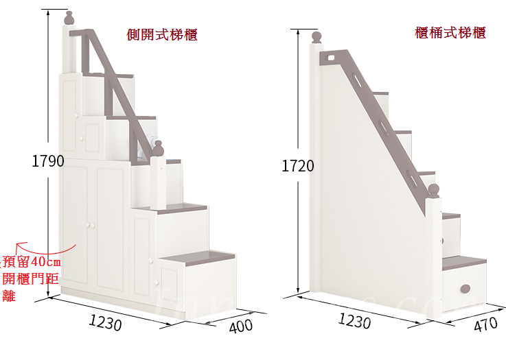 兒童皇國 組合床 小朋友床 3呎3/4呎/4呎半(不包床褥) (IS6147)