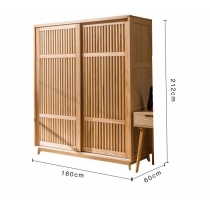 北歐實木白蠟木系列 衣櫃 160cm (IS4423)