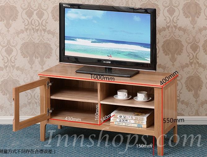 北歐實木白橡木電視櫃 100cm  (IS1184)