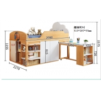 兒童皇國 半腰床組合床 小朋友床 *可自訂呎吋 (不包床褥)(IS6259)