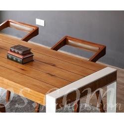美式復古實木拼接餐枱 120cm/130cm 140cm/150cm/160cm/180cm (IS2086)