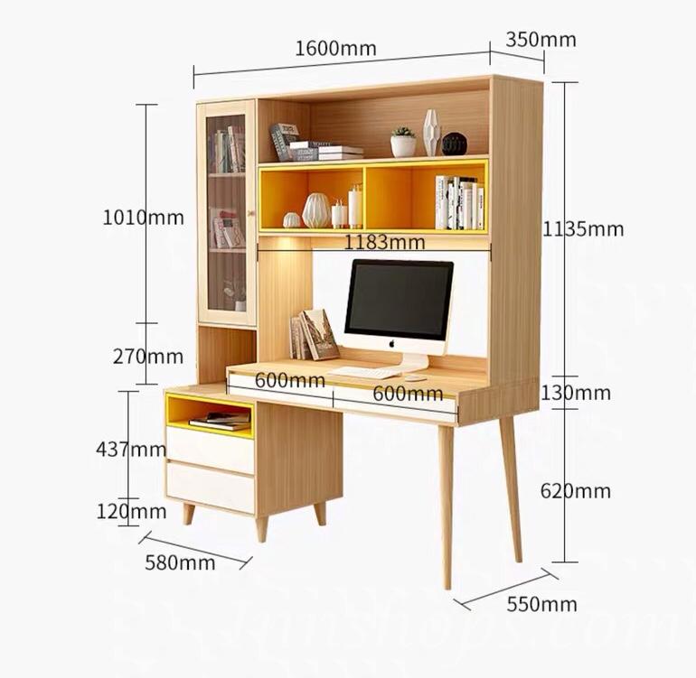 北歐摩登系列 書枱 電腦枱 160cm (IS6290)