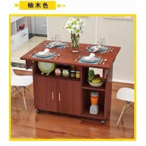 時尚系列伸縮餐桌餐邊櫃組合*80/100/120CM (IS6406)