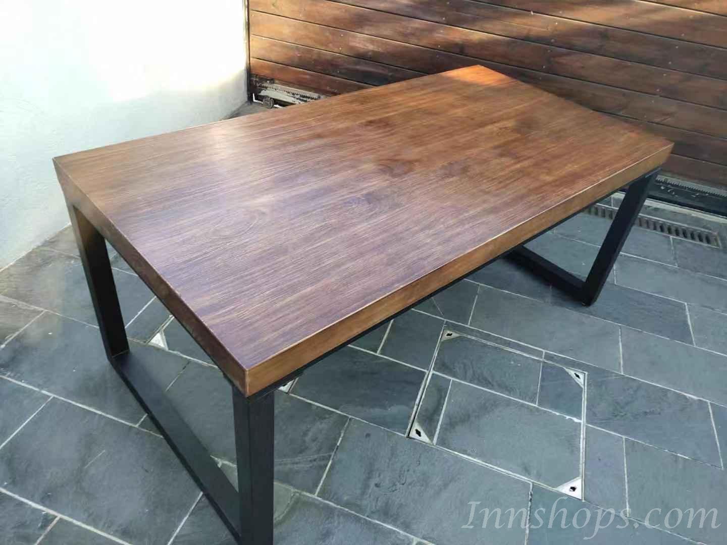 實木學校傢俱厚身餐枱 書桌 可訂造 120cm/130cm/140cm/150cm/160cm/180cm (IS1503)