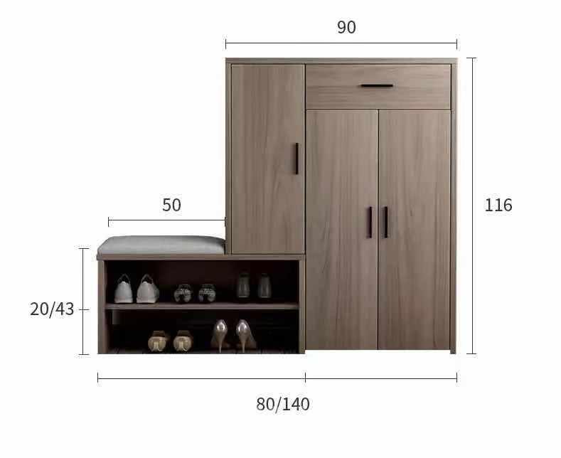 北歐品味系列 鞋櫃*140cm (IS6439)