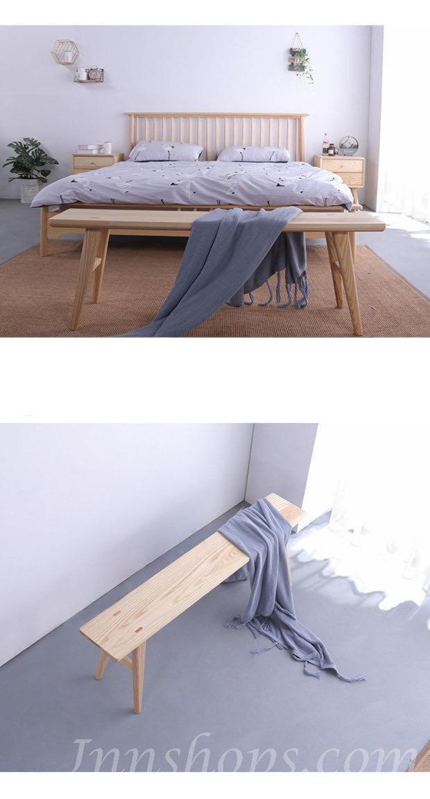 北歐系列實木白蠟木長凳 130cm (IS6509)