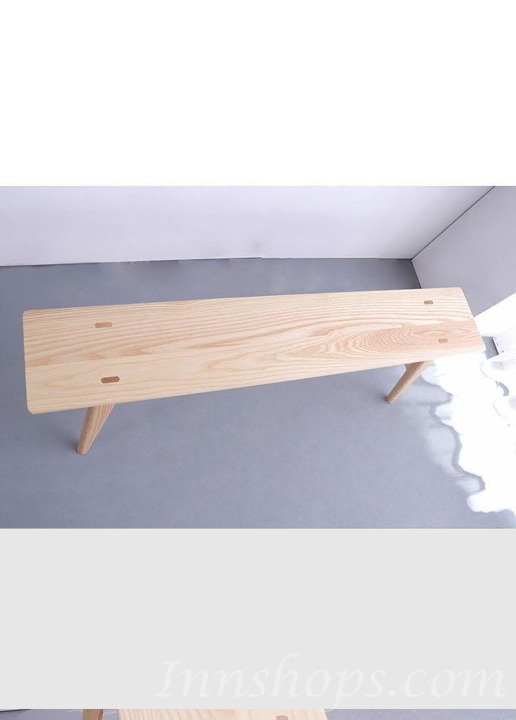 北歐系列實木白蠟木長凳 130cm (IS6509)