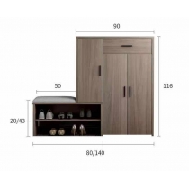 北歐品味系列 鞋櫃*140cm (IS6439)
