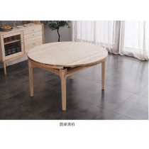 北歐實木系列 白蠟木伸縮餐桌椅子 (135cm)(IS6496)