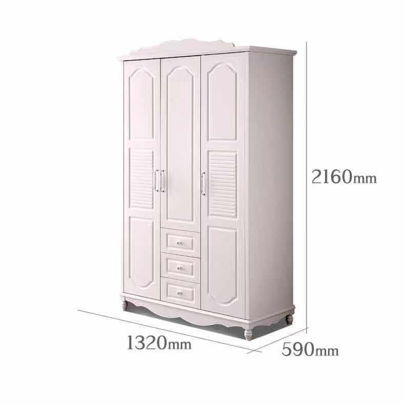 英倫典雅 3抽屜衣櫃 132cm/220cm (IS1800)