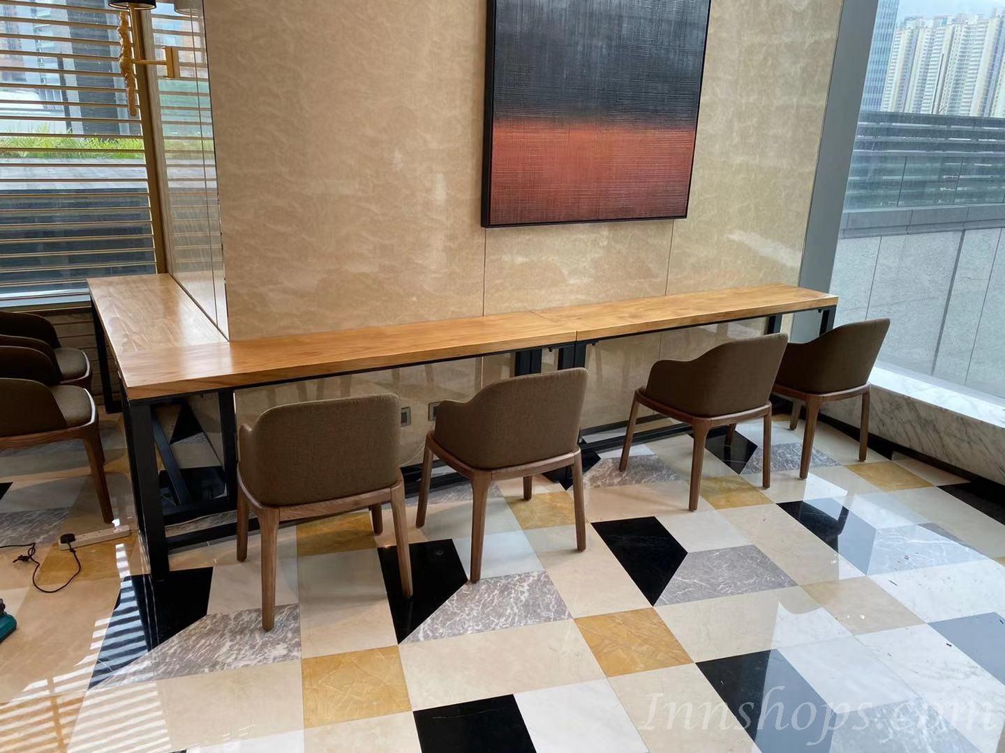 學校傢俱 實木厚身餐枱 書桌可訂造 120cm/130cm/140cm/150cm/160cm/180cm (IS3935)