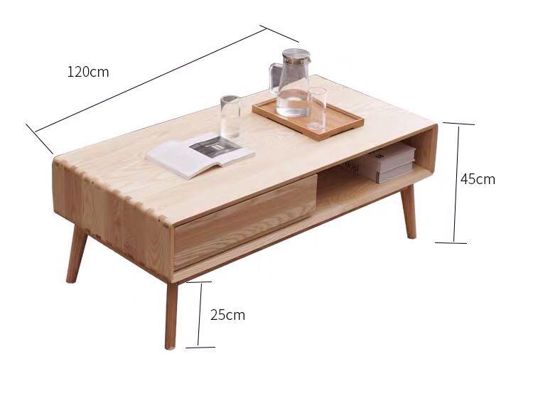 北歐實木白蠟木系列 茶几*3呎11.4 (IS6545)