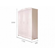 英倫典雅 3抽屜衣櫃 132cm/220cm (IS1800)