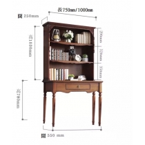 美式實木系列 書台 75cm/100cm (IS4707)