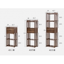 楠竹系列 竹制置物櫃*43/68cm(IS6656)