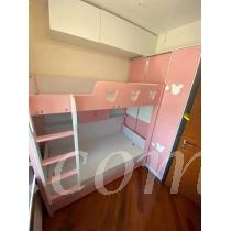 兒童皇國 米奇碌架床+衣櫃 小朋友床*可自訂呎吋(不包床褥) (IS6598)