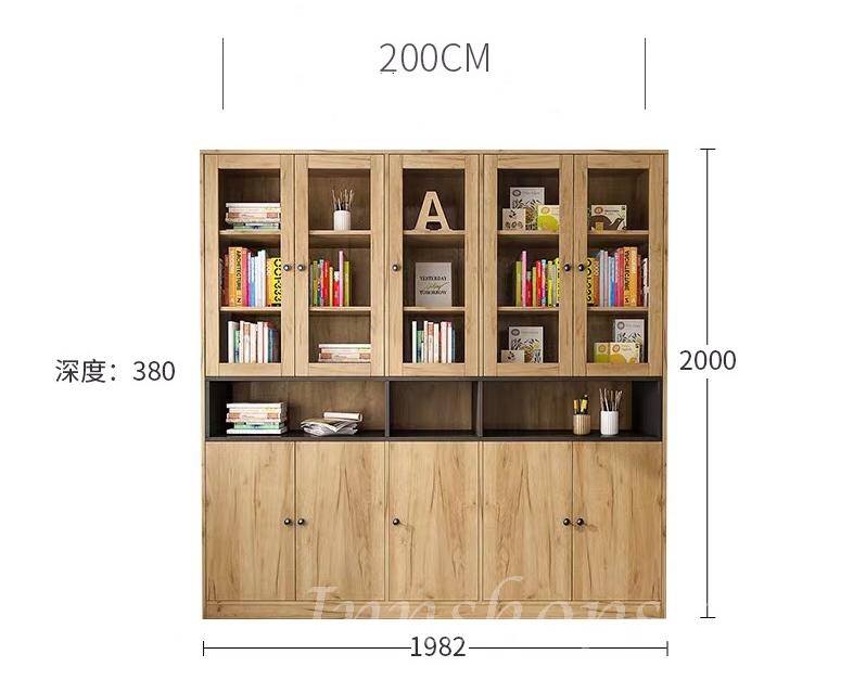北歐格調系列書櫃 80cm/120cm/160cm/200cm/240cm (IS0805)