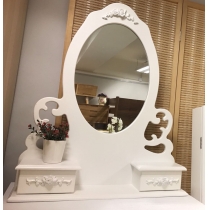 清貨陳列貨品田園純白系列鏡台(IS1250)