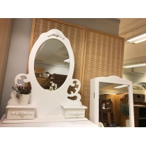 清貨陳列貨品田園純白系列鏡台(IS1250)
