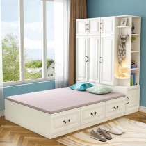 訂造歐式系列 衣櫃床 油壓床(不包床褥)(IS1291)