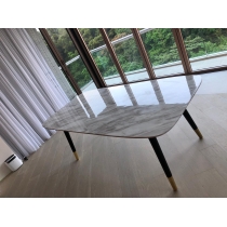 意式氣派系列 大理石木腳餐桌椅子 *4呎3/ 4呎7 / 5呎3 / 6呎 / 6呎7 (IS6714)