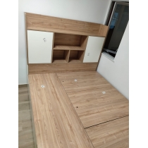 訂造 雙人床儲物床衣櫃床*可自訂呎吋 (不包床褥)(IS6716)