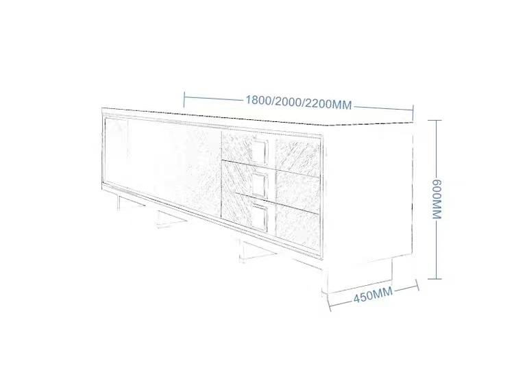 意式氣派系列 電視櫃 180cm/200cm/220cm (IS4468)