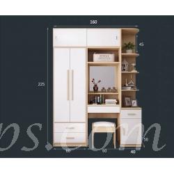 北歐品味系列 2門衣櫃梳妝枱組合 120cm/160cm (IS6762)