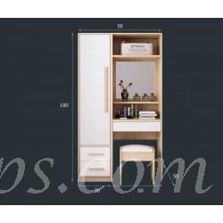 北歐品味系列 單門衣櫃梳妝枱組合 90cm/130cm (IS6763)
