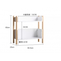 日式橡木系列 學校傢俱實木置物架書架高 60cm/90cm/120cm (IS1337)