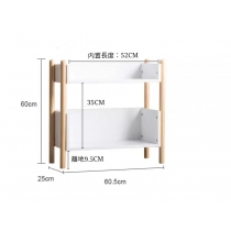 日式橡木系列 實木置物架書架高 60cm/90cm/120cm (IS1337)