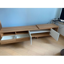 北歐格調系列 伸縮電視櫃 180cm-220cm (IS1914)