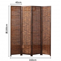 實木屏風 風水屏風 *4片 (IS1988)