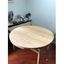 北歐實木系列 白蠟木伸縮餐桌椅子 (135cm)(IS6496)