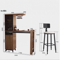北歐品味系列 bar枱*150cm(IS6749)