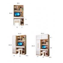 北歐品味系列 2門衣櫃電腦枱組合 150cm/190cm (IS6765)