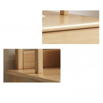 日式橡木系列 實木書架連書枱 100cm/120cm/140cm (IS0655)