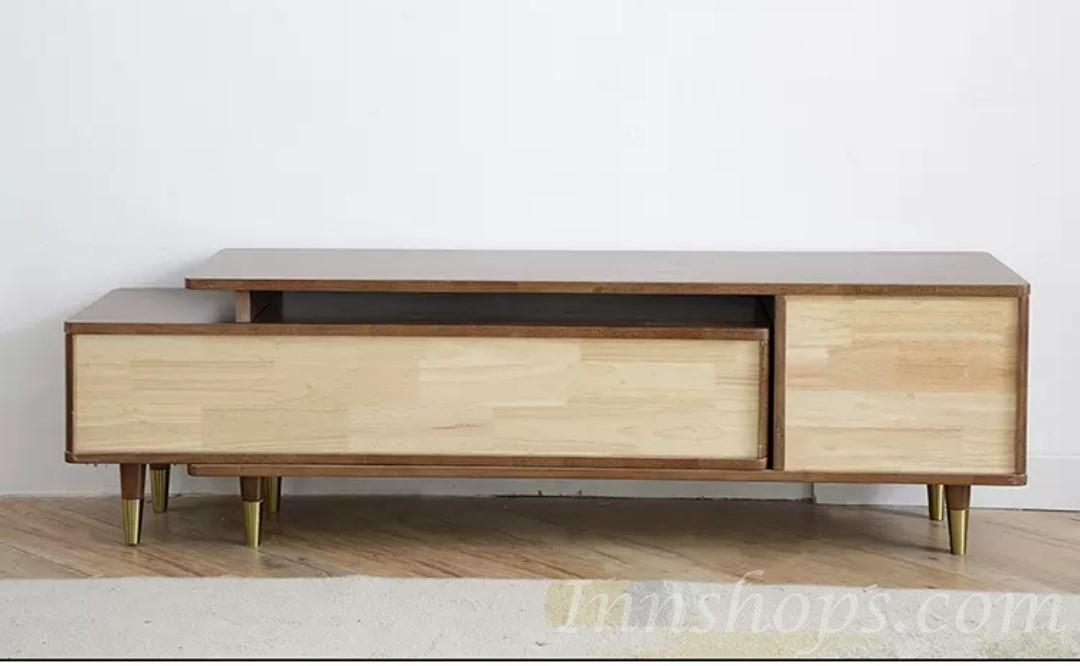 日式實木橡木 電視櫃 伸縮 160cm-250cm (IS1743)