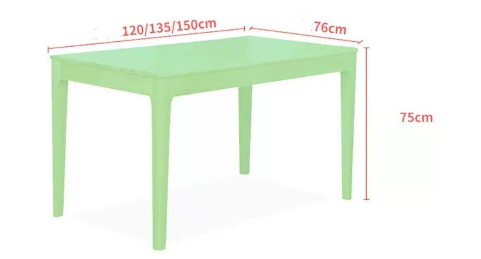 日式實木橡木 餐桌椅組合 *120/135/150cm (IS1788)