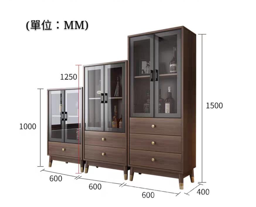 北歐格調系列 酒櫃儲物櫃餐邊櫃*2呎8 (IS6041))