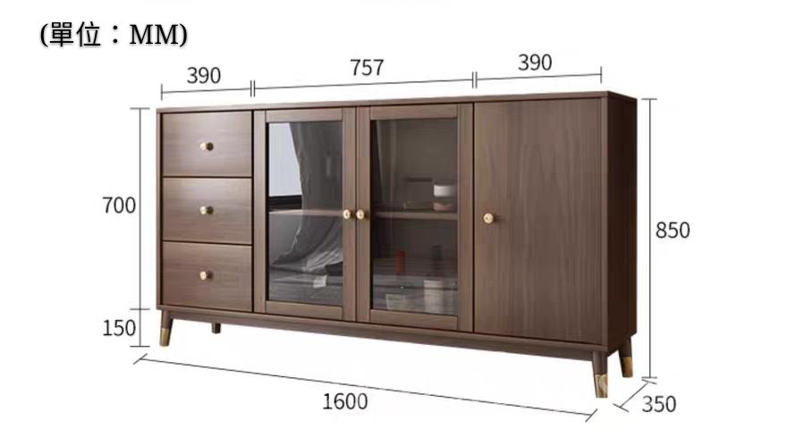 北歐格調系列 餐邊櫃*5呎3 (IS6050)