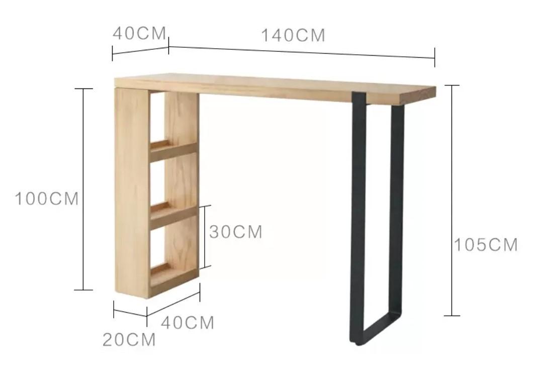 北歐風格 Bar檯 & Chair 120/140/160/180/200/220cm (IS6826)