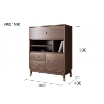 北歐格調系列 書枱餐邊櫃邊櫃 80cm (IS4532)